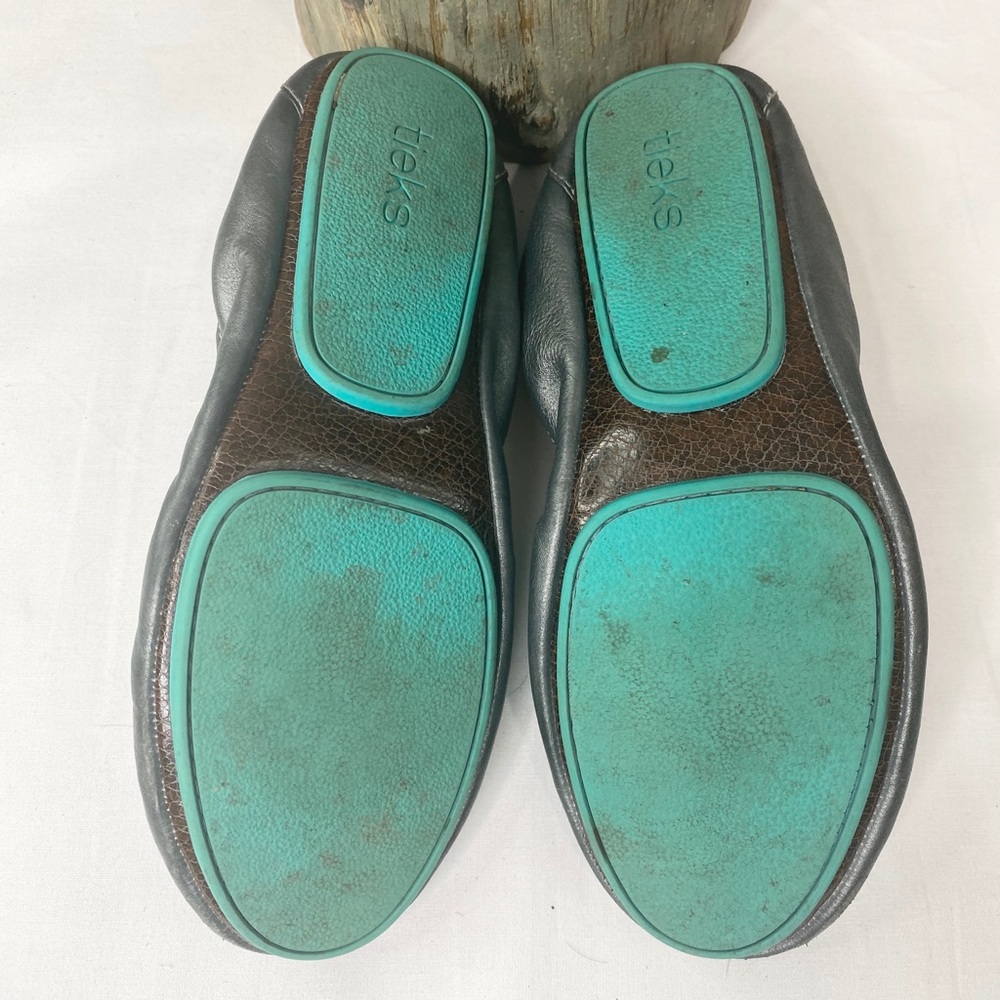 Tieks Ballet Flats Metallic Pewter Size 7 - image 7